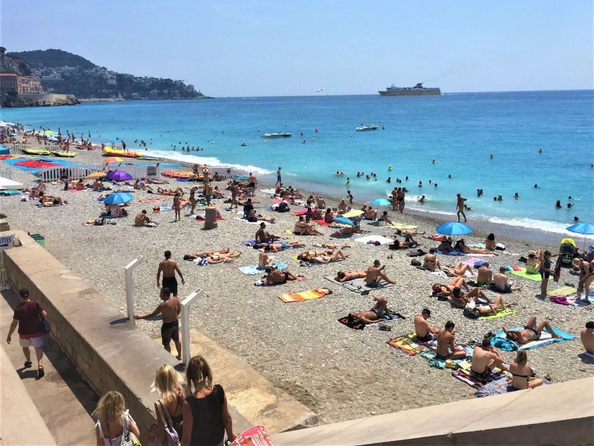 Beachfront Apartment Promenade Des Anglais Nice Luaran gambar